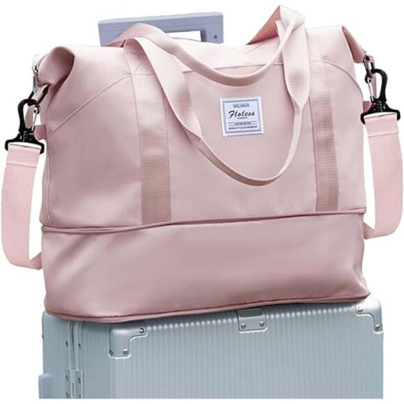 Travel Duffel Bag, Sports Tote Gym Bag, Shoulder Weekender Overnight Bag - Picture 7 of 7